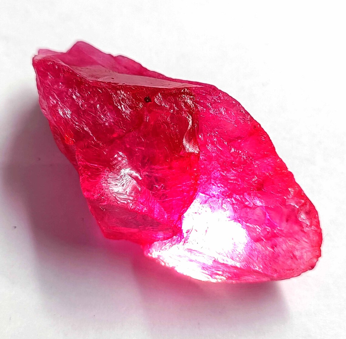 African Red Ruby Rough, Natural Uncut Chunk (260-280 Ct) - Etsy