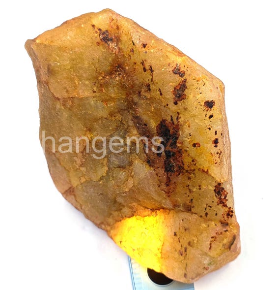 Big Size Yellow Sapphire Rough Natural African Raw Big Stone Rocks