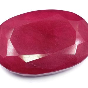 Natural Pigeon Red Ruby 4842.5 Ct | Certified African Oval Shape | Opaque Loose Gemstone | Exclusive Quality 5AJJ