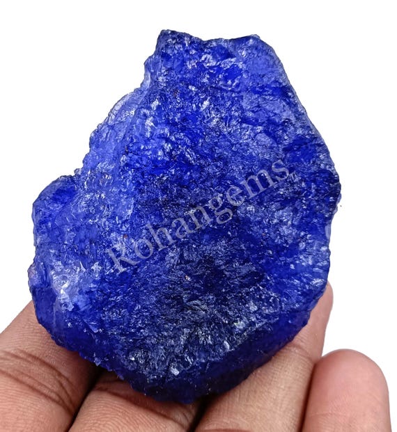 Blue Sapphire Natural Certified 621.55 Carat Faceted Uncut Rough