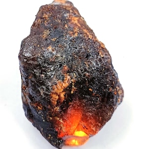 Berstein Rohstein 253.40 Karat Natürlich Zertifizierter Loser Edelstein Facettierter Ungeschliffener Rohedelstein Beste Neu Sonderangebot 5AAO