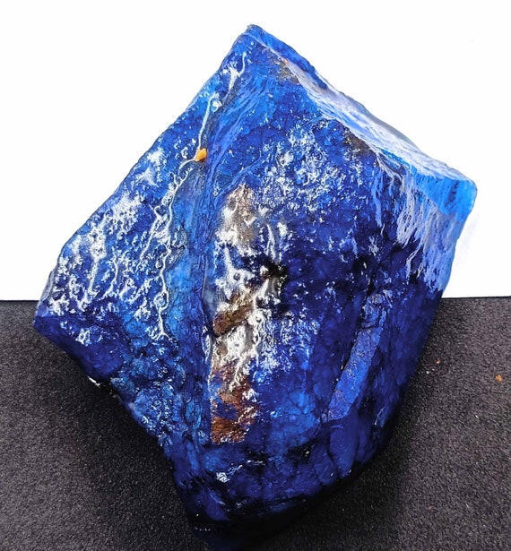 Zafiro Natural En Colgante De Plata | El Taller De Los Minerales