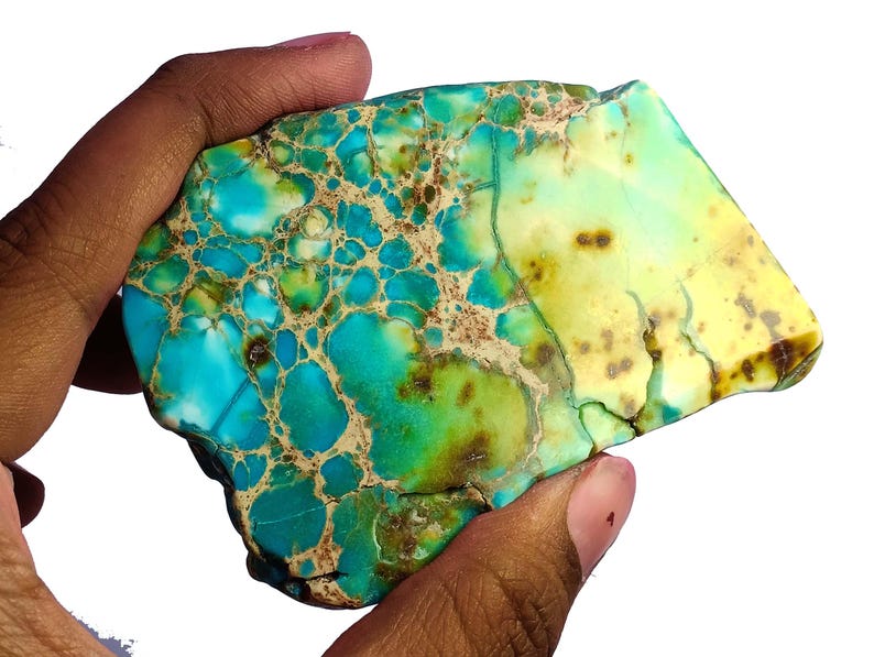 Turquoise Rough Slabs Natural Blue Turquoise Slab Rough 315.0 Ct Certified EGL Gemstone Rough ...