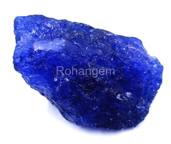 Blue Sapphire Natural African Sapphire Uncut Rough 622.0 Ct