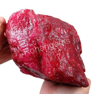 Red Ruby Natural 16786 Ct Certified Loose Gemstone Faceted Engraved ...