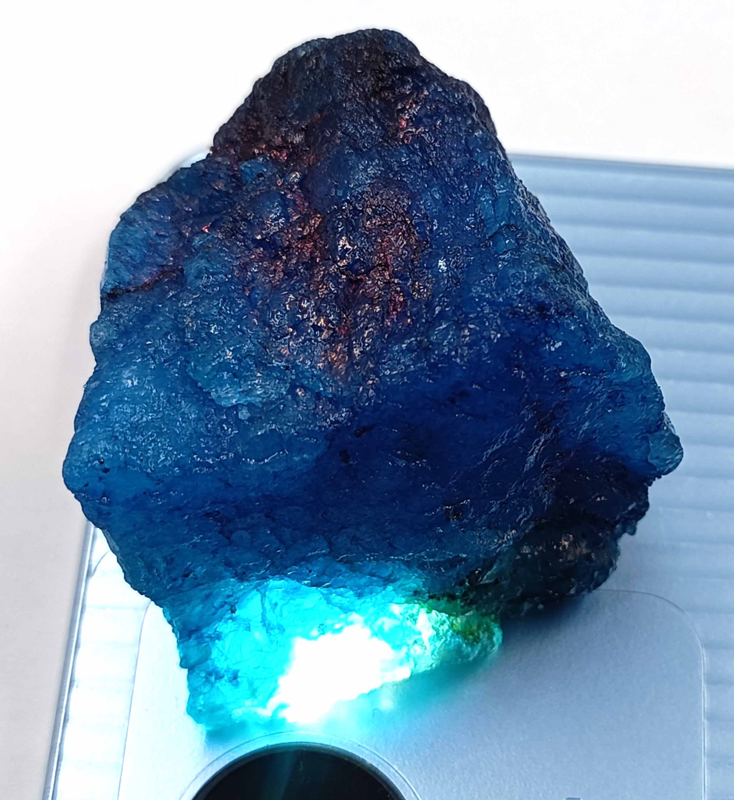 Certified 252ct Natural Kashmiri Blue Sapphire Raw Chunk - Etsy