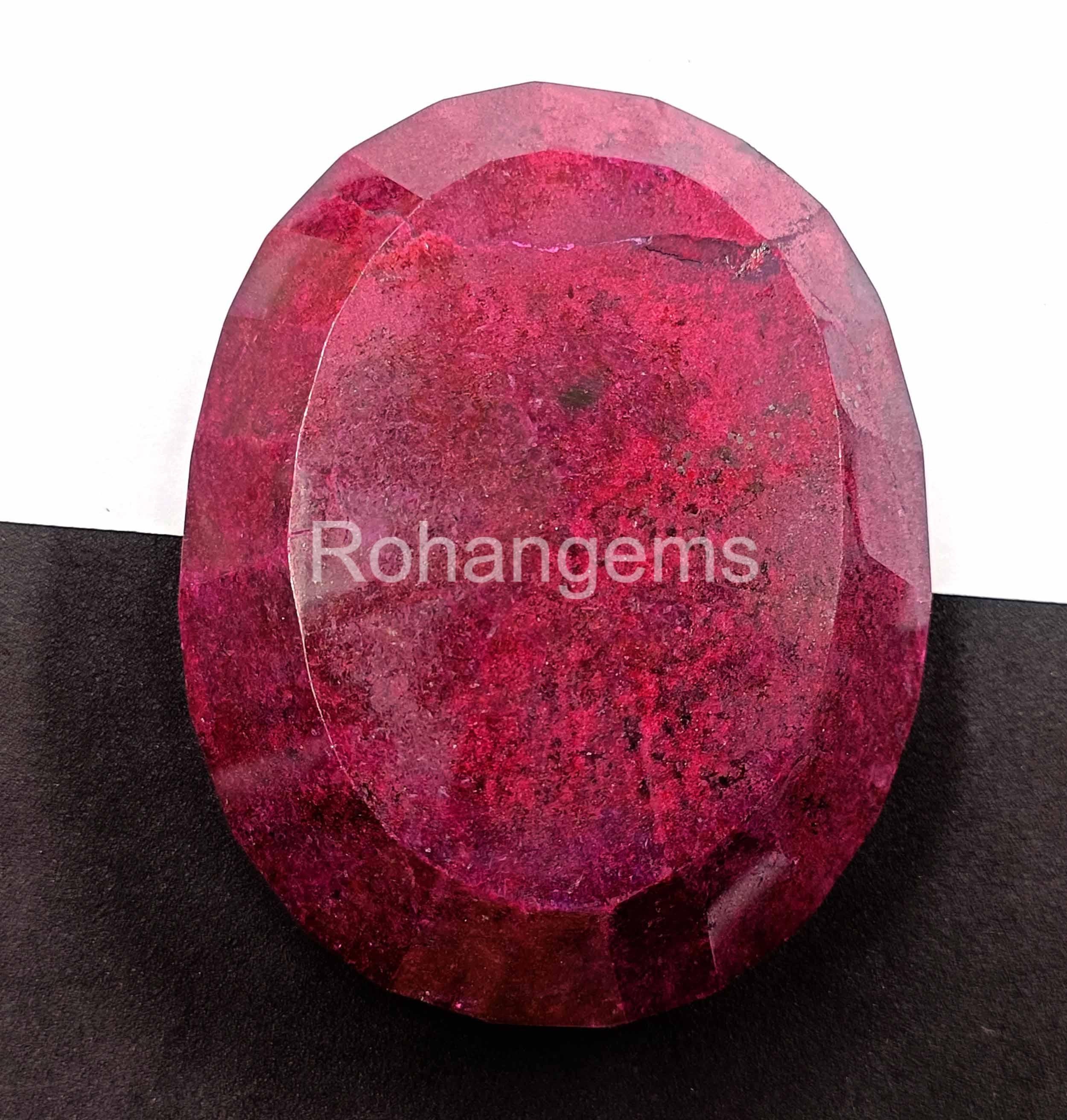 782.5 Carat Natural Red Ruby - AGL Certified Museum Size Oval Cut Loose Gemstone - Mozambique