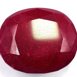 Natural Pigeon Red Ruby 4458 CT | Certified African Oval Shape | Opaque Loose Gemstone | Exclusive Quality 5AJN