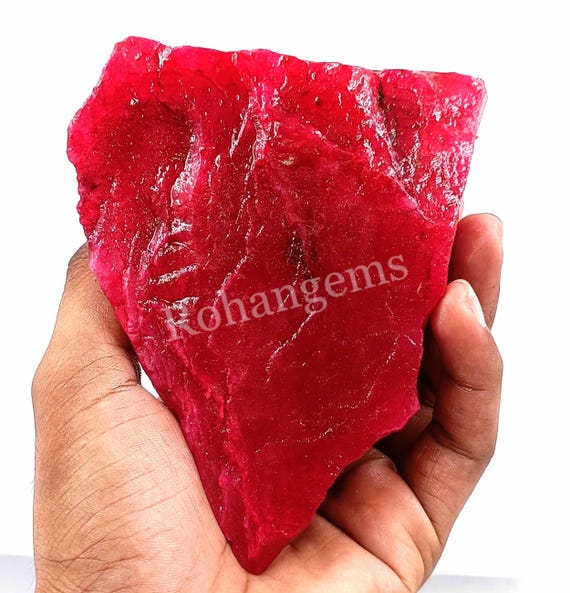 ★ ruby ★ Ruby Rough 3225 Ct AAA Exclusive Rare Rough Natural African
