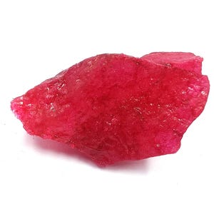 Natural Red Ruby Rough 221 CT  Opaque Gemstone | Raw Uncut Ruby Stone | Jewelry Making Gemstone 6OSH