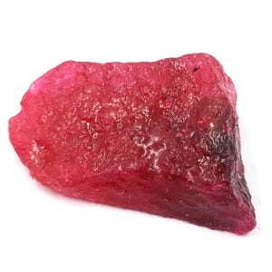 Natural RED RUBI Rough Gemstone 156 CT , Premium Uncut Blue Crystal Stone for Jewelry Making and Gemstone Collectors 6OSH