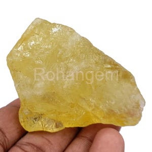 Zitronentopas Natürlicher Rohstein 470.0 Karat Zertifizierter Loser Edelstein Facettierter ungeschliffener Rohstein Aus Brasilien Hochwertiger Edelstein 5AKY