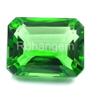 Green Peridot Emerald Cut Precious 31.40 Ct Extremely Rare Natural Peridot Excellent CERTIFIED High Quality gemstone best quality 5AKC
