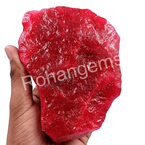 Ruby Rough Natural Faceted Uncut Rough Stone 3872 Carat Certified Loose Gemstone Semi Transparent African Red Ruby Raw 4DAF