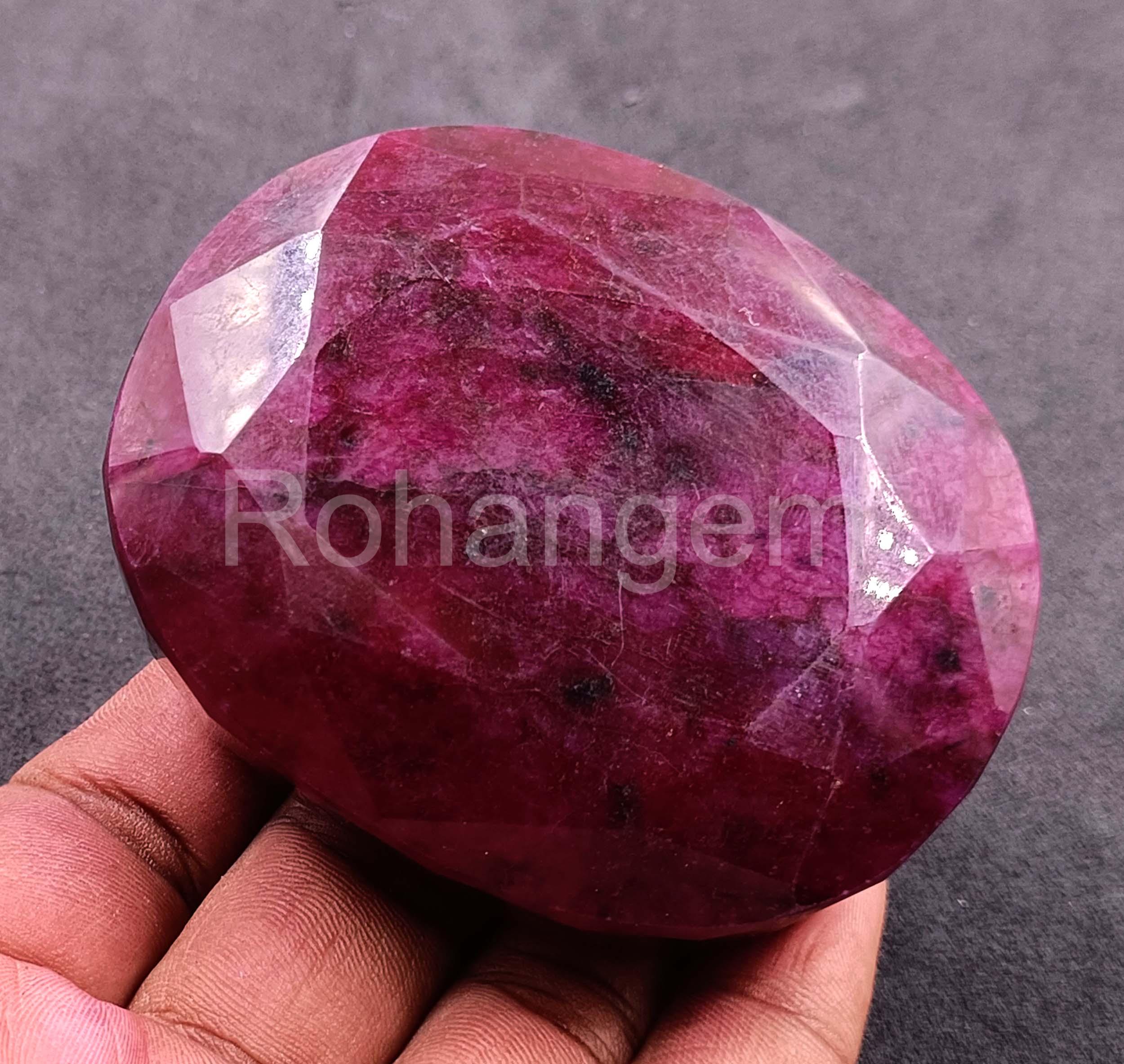 Big Red Ruby 1232.5 Ct Natural IGL Certified Oval Shape Rare