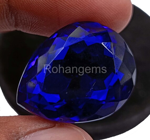 Topaze Bleue Naturelle Du Brésil Taille Poire - 26,40 Carats, Dimensions 18x18 Mm, Qualité Excellente