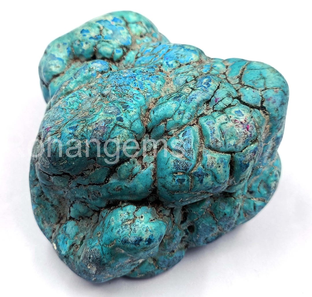 2350 Ct Natural Arizona Turquoise Sky Blue Tumble Rough EGL