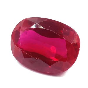 Natural Red Ruby Rough Stone 17 CT , Oval Cut Uncut Ruby Gemstone for Collectors 6OSP
