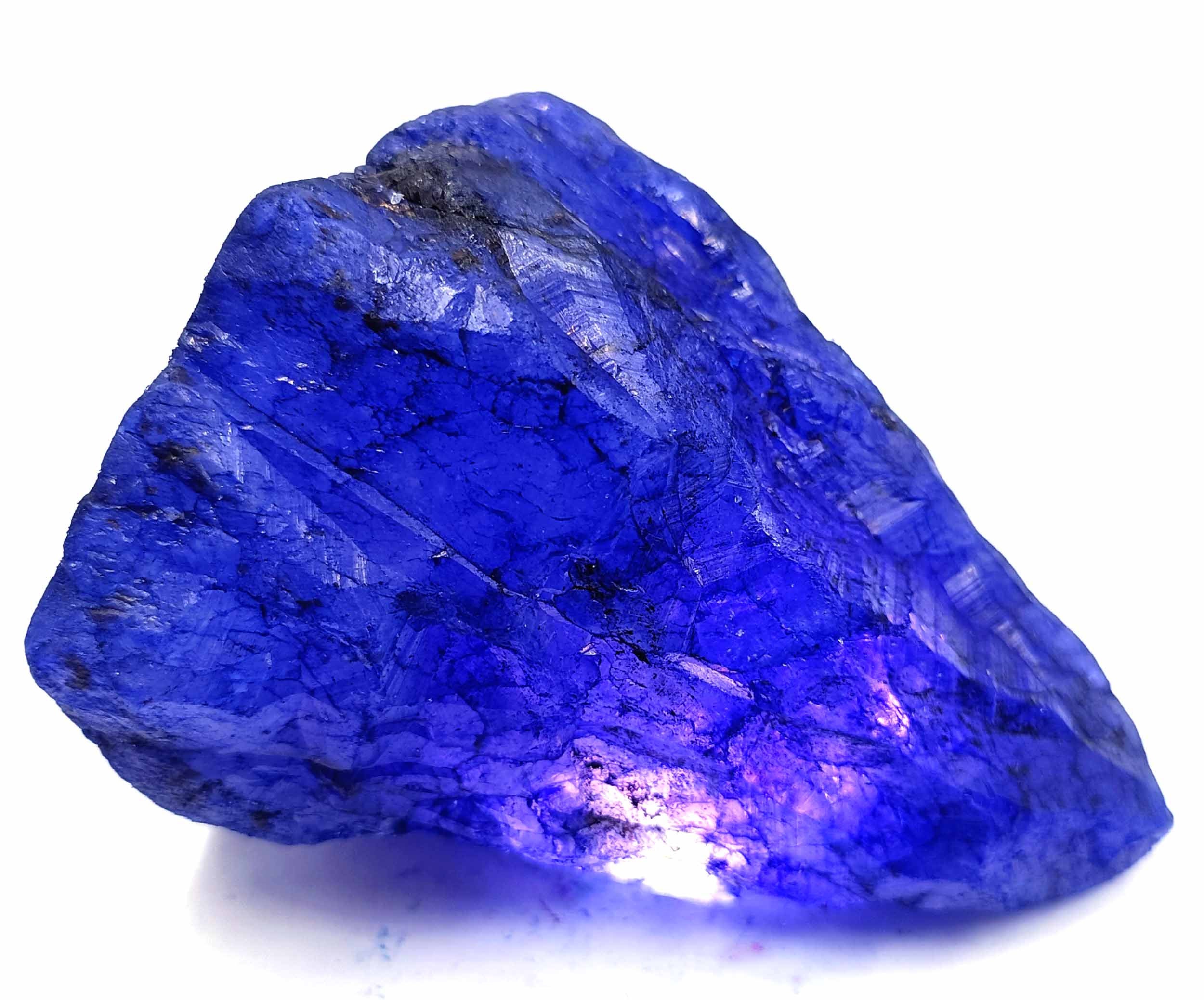 Sapphire 400-450 Ct Certified Natural Blue Raw Uncut Shape Unique