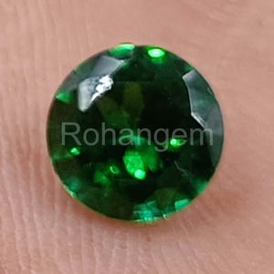 Green Emerald Natural 1.55 Carat Certified Loose Gemstone Faceted Round Cut From Colombian Gemstone Rare Collection 5AKZ