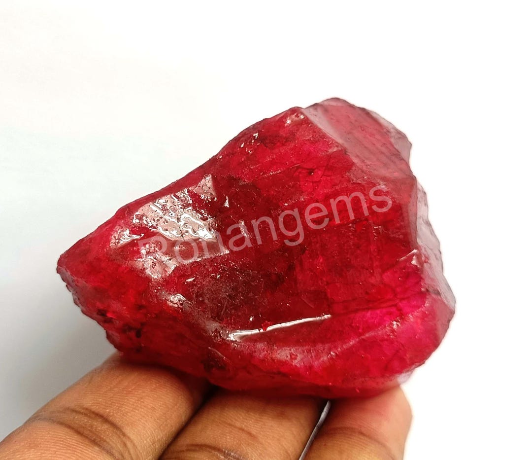 Real Solid Ruby Ruby Natural Rough Stone 745.00carat Certified Loose Gemstone Semi ...
