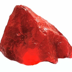Red Ruby Rough 4700 Ct Natural Certified Uncut Rough Gives Mental Strength Loose Gemstone African Raw Ruby Gemstone Semi Transparent KAN