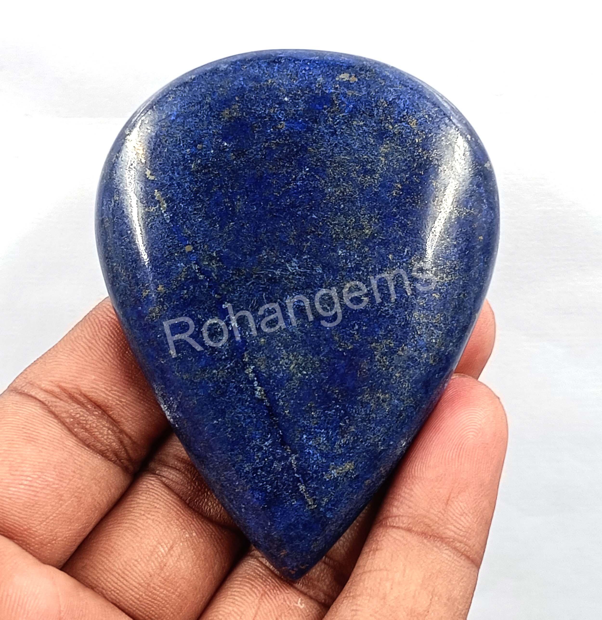 天然ラピスラズリ 365.55カラット 認定ペアシェイプ 希少コレクション