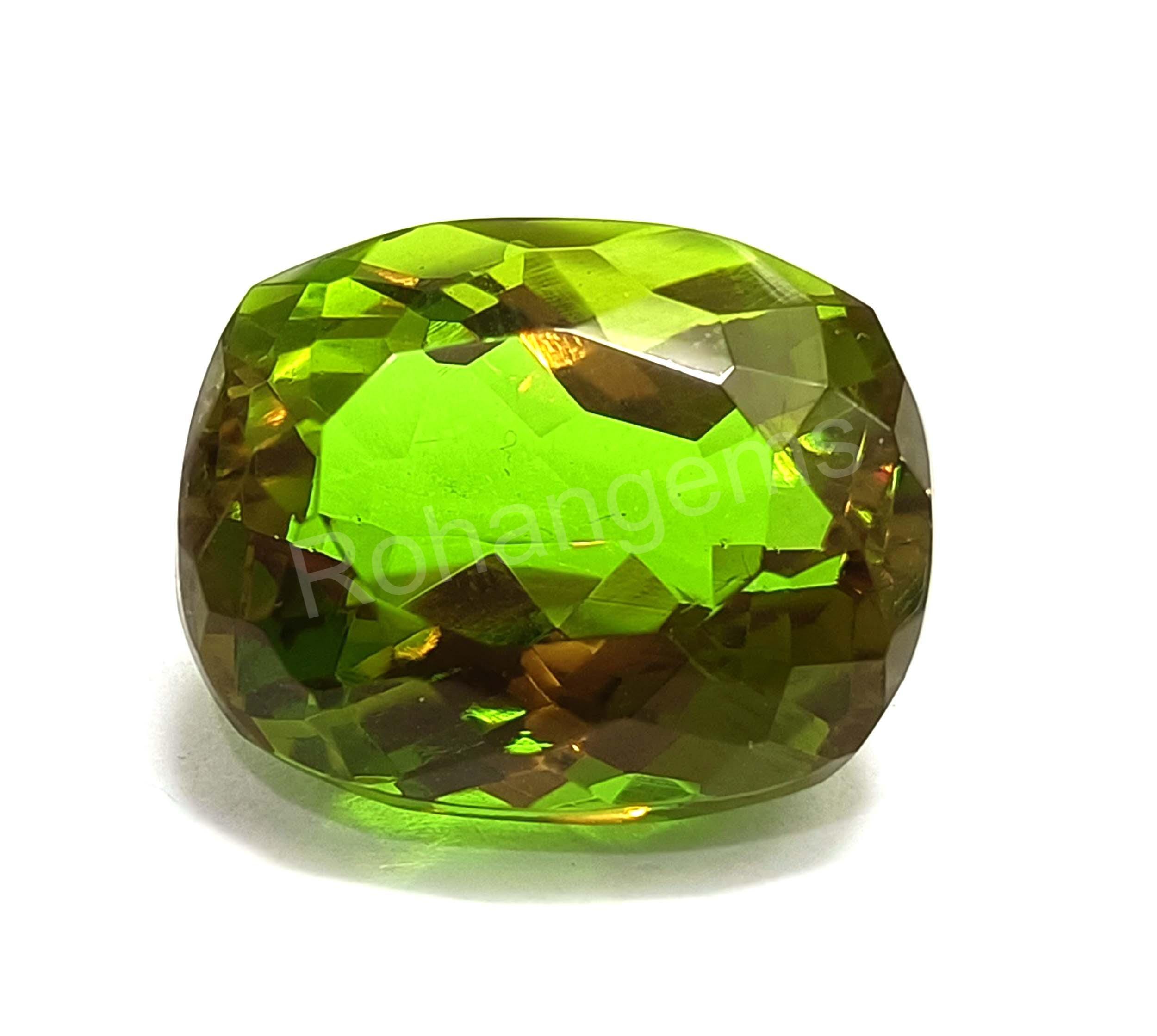 Pierre Alexandrite De Synthèse Taillée Coussin - 57.25 Carats, Multicolore, Belle Taille