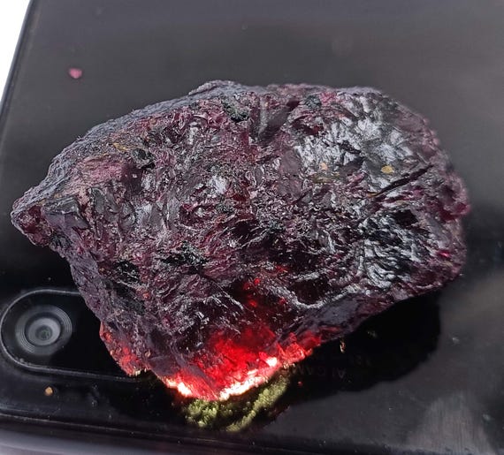 Pierre précieuse en vrac à facettes cœur en onyx naturel 3 pièces 13 x