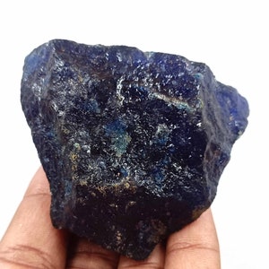 Sapphire Rough 1600-1650 Ct Certified Natural Blue Raw Chunk