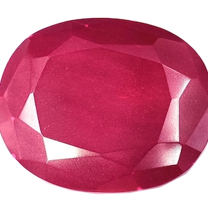 Natuurlijke duif rode robijn 2896,5 ct | Gecertificeerde Afrikaanse ovale vorm | Ondoorzichtige losse edelsteen | Exclusieve kwaliteit 5AJJ