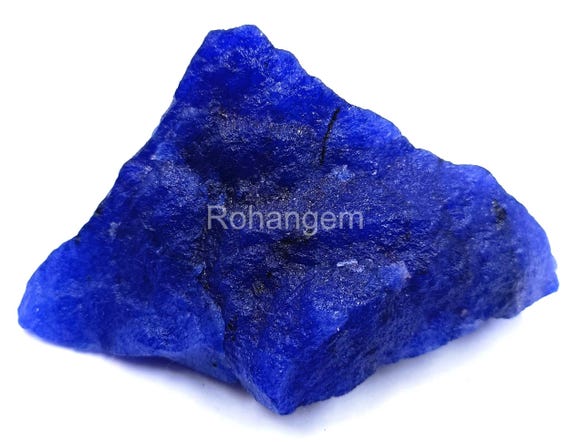 Blue Sapphire Natural African Sapphire Uncut Rough 1300 Ct