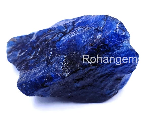Super Quality African Blue Sapphire Rough 718.5 Ct | Certified