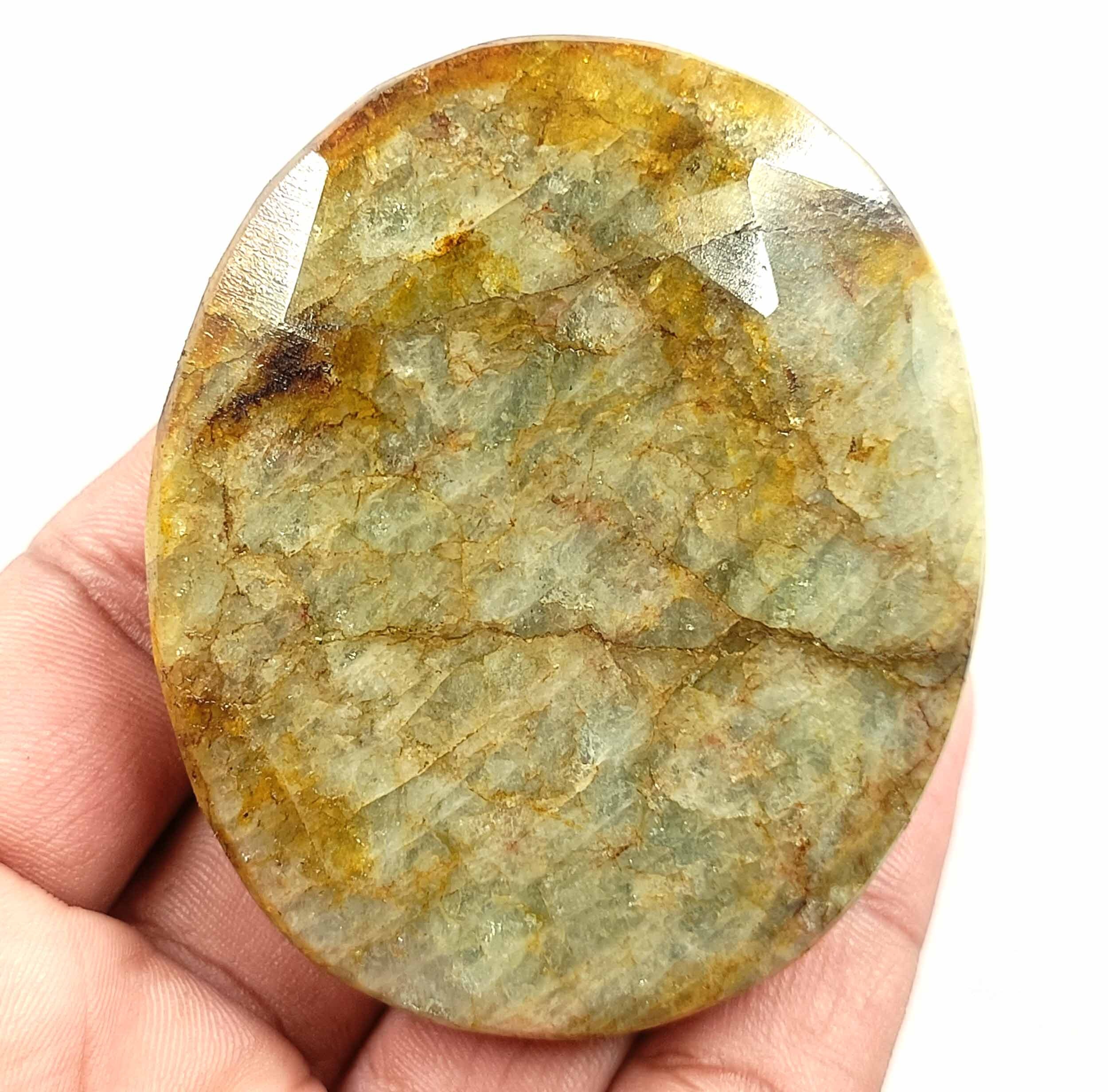 Pierre Brute Béryl Jaune (Héliodore) 1,66 Carats - Naturelle, Non Traitée, Du Brésil
