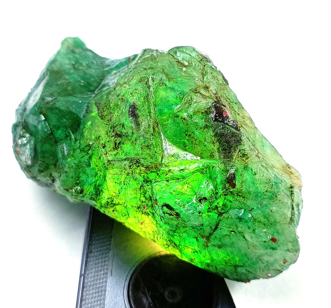 Émeraude Brute Naturelle De Colombie – 3,60 Ct (9x6x6 Mm) – Haute Qualité, Sans Traitement