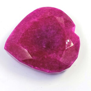 Natural Red Ruby 333.0 Ct Certified EGL Gemstone Heart Shape 6ANX