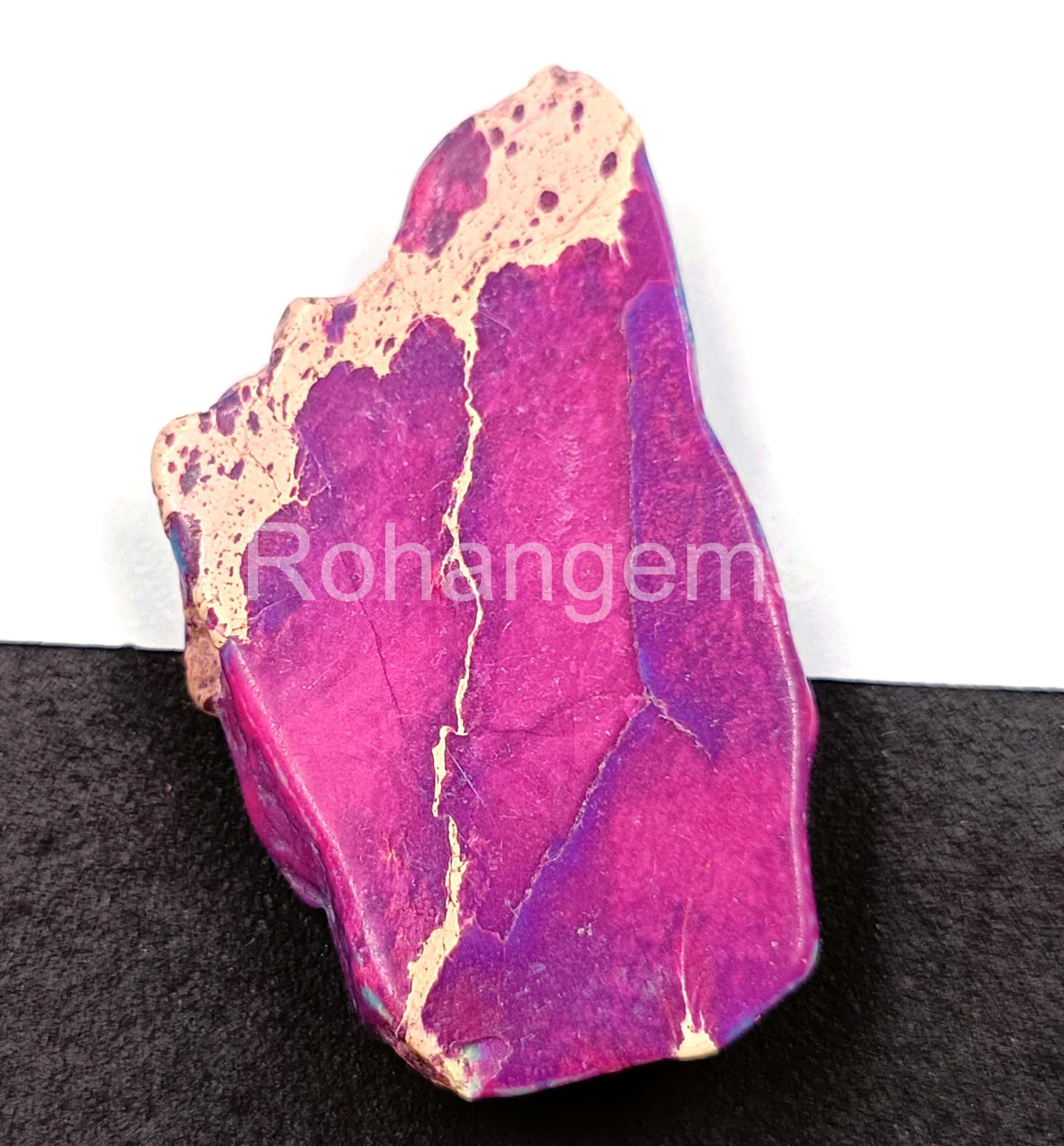 Purple Turquoise Natural 50.5 Ct Certified Loose Gemstone Rough