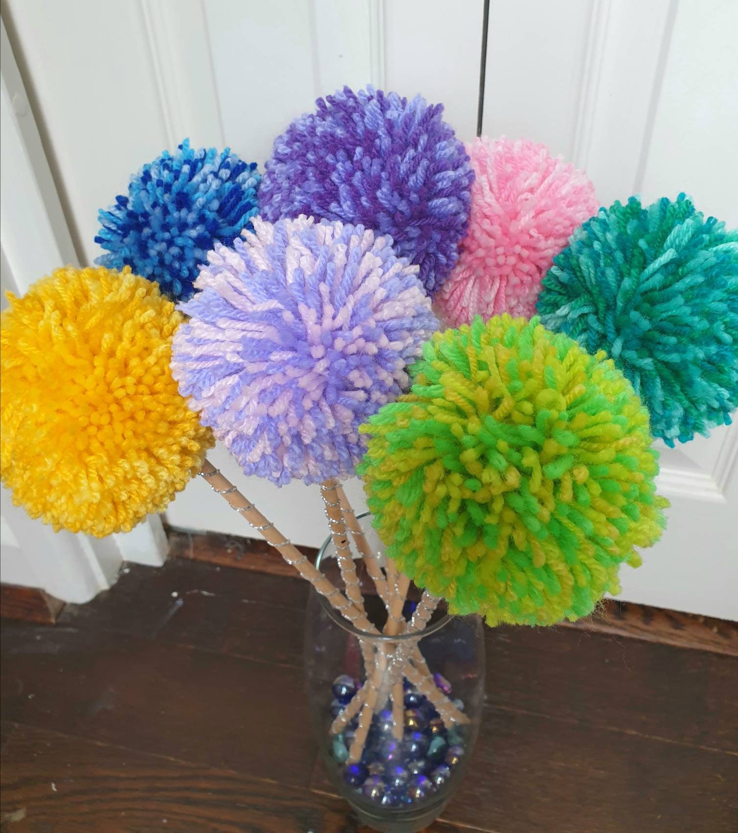 pompom flower big pompom flower big
