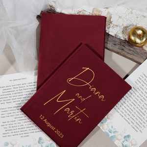 Elegante bruid en bruidegom gelofte notitieboekjes, trouwgelofte hoesjes, gepersonaliseerde gelofteboeken, zijn en haar gelofteboekjes, huwelijksgelofteboekjes