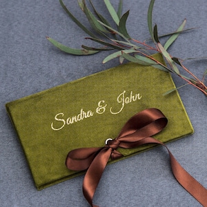 Personalisierter Geldumschlag, maßgeschneiderte Geldbörse, Geldgeschenkumschlag, handgemachter Geldumschlag für Hochzeit, Geschenkkartenhalter