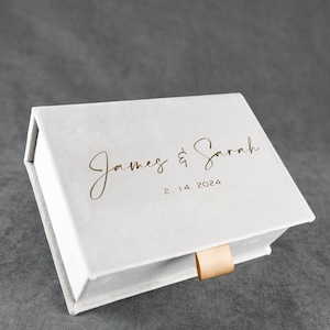 Custom photo storage box, 6x9 / 4x6 / 5x7 picture box, personalized memory box for photos, birthday, wedding picture storage box