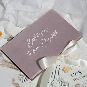 Gutschein Umschlag, Geldumschlag pastell rose mit Satinband zum Geburtstag, Weihnachten oder Frauentag, Geschenkkartenhalter Idee, Geldträger