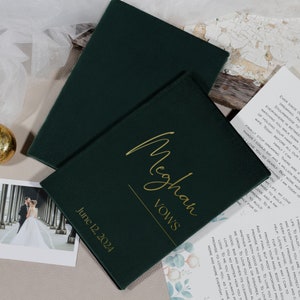 Personalisiertes Notizbuch, Hochzeitstagebuch, Hochzeitspaar, Gelöbnisbücher, Gelübdebücher für Sie und Ihn, Geschenk für ein Paar, Braut und Bräutigam