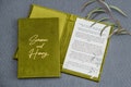His and her vow booklets, wedding vow cases for bride and groom, custom made wedding vow books, personalized bridal shower gift product logo