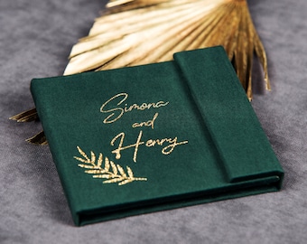 Green or other color presentation box for USB drive, wedding USB box, memory stick presentation box, USB gift box for wedding guests