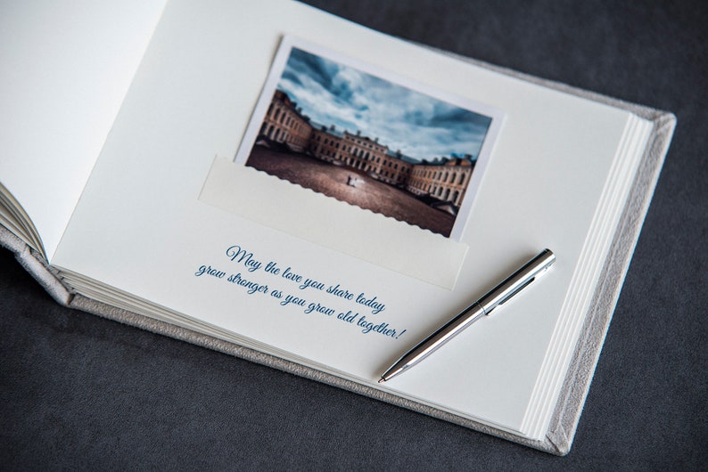 Instax Wedding Album Photo Album / Guest Book in Blue or Etsy