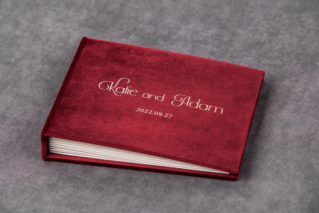 Wedding Guest Book Photo Album for Instax Mini, Square, Wide and