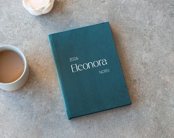 Planer na rok 2027, spersonalizowany notatnik, spersonalizowany tygodniowy kalendarz, notes dzienny i tygodniowy