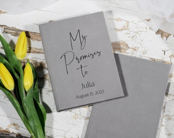 Marriage vow books, wedding vow books, personalized vow booklets, his and her vow books, custom wedding vow cases, bride & groom gift