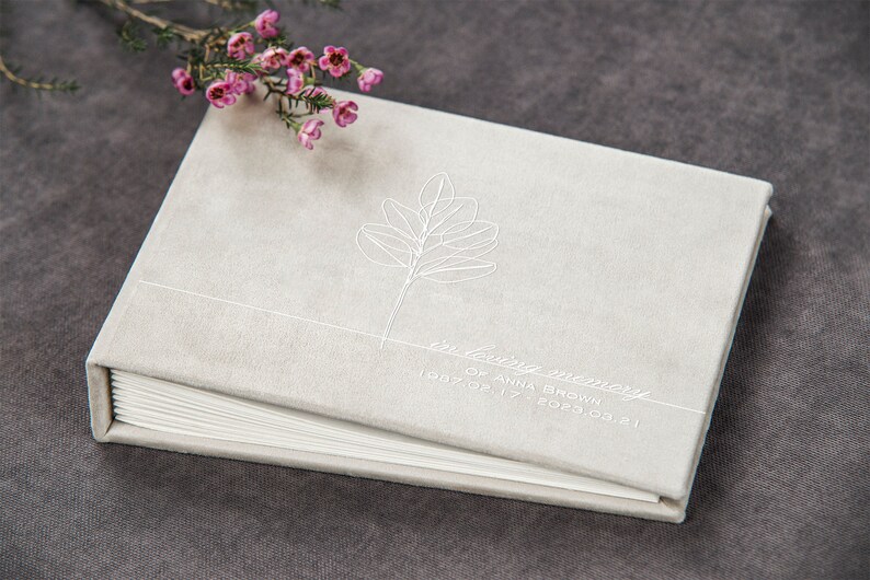 Customized Sympathy Book